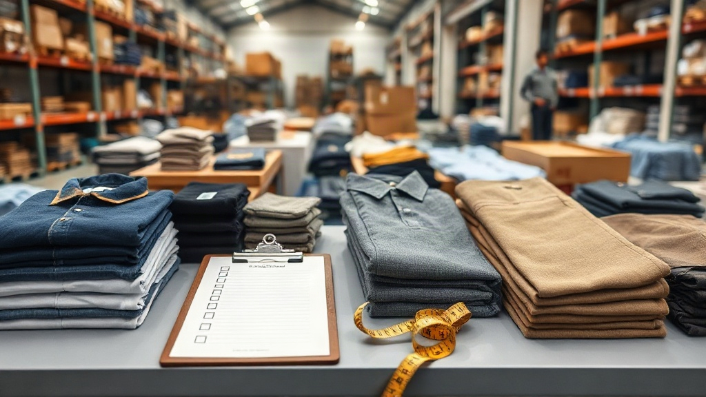 Ảnh minh họa: Checklist kiểm tra nguồn hàng quần áo nam trước đơn đầu tiên
