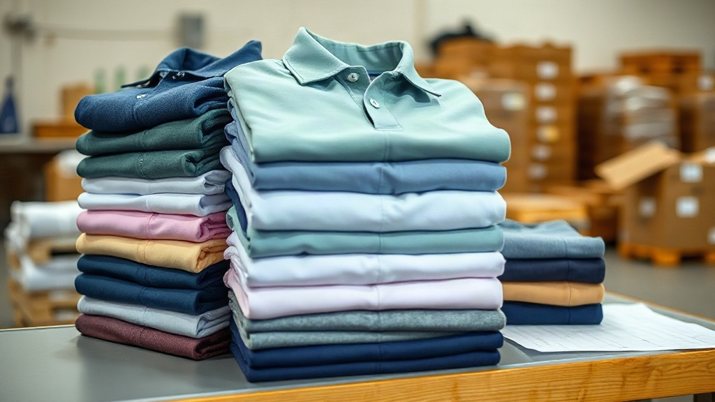 Ảnh minh họa: Kiểm tra số lượng và size áo polo nam khi nhập sỉ: Tránh thiếu hàng