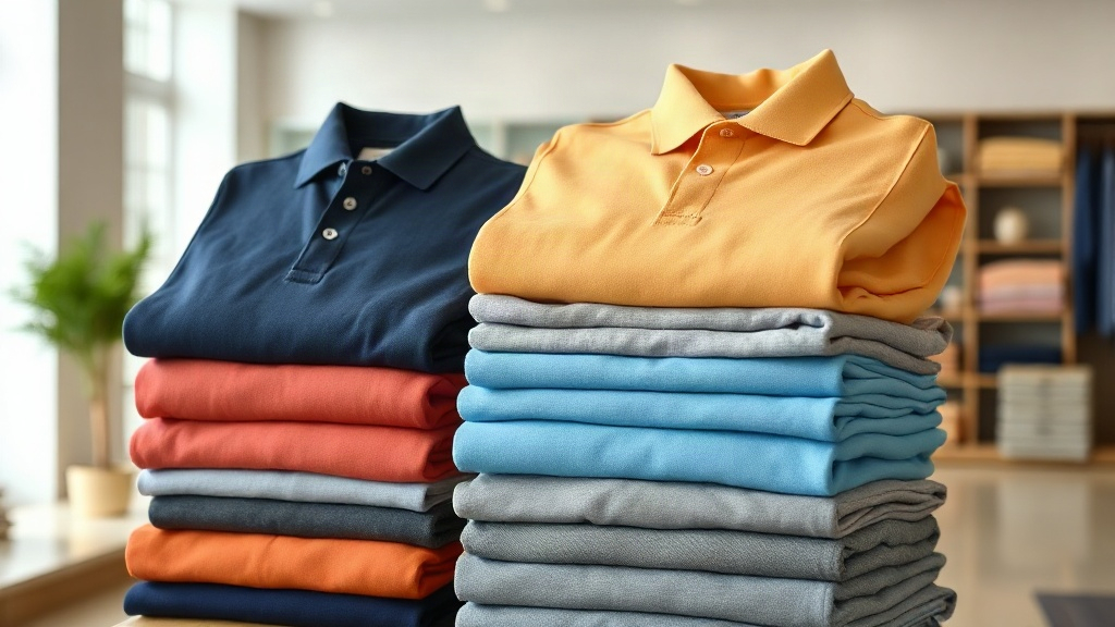 Ảnh minh họa: Kinh nghiệm nhập sỉ áo polo nam cho cửa hàng mới