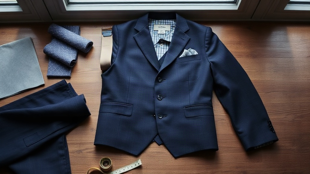 Ảnh minh họa: May vest nam 3 món: Chốt cấu phần và đồng bộ vải trước khi đặt may